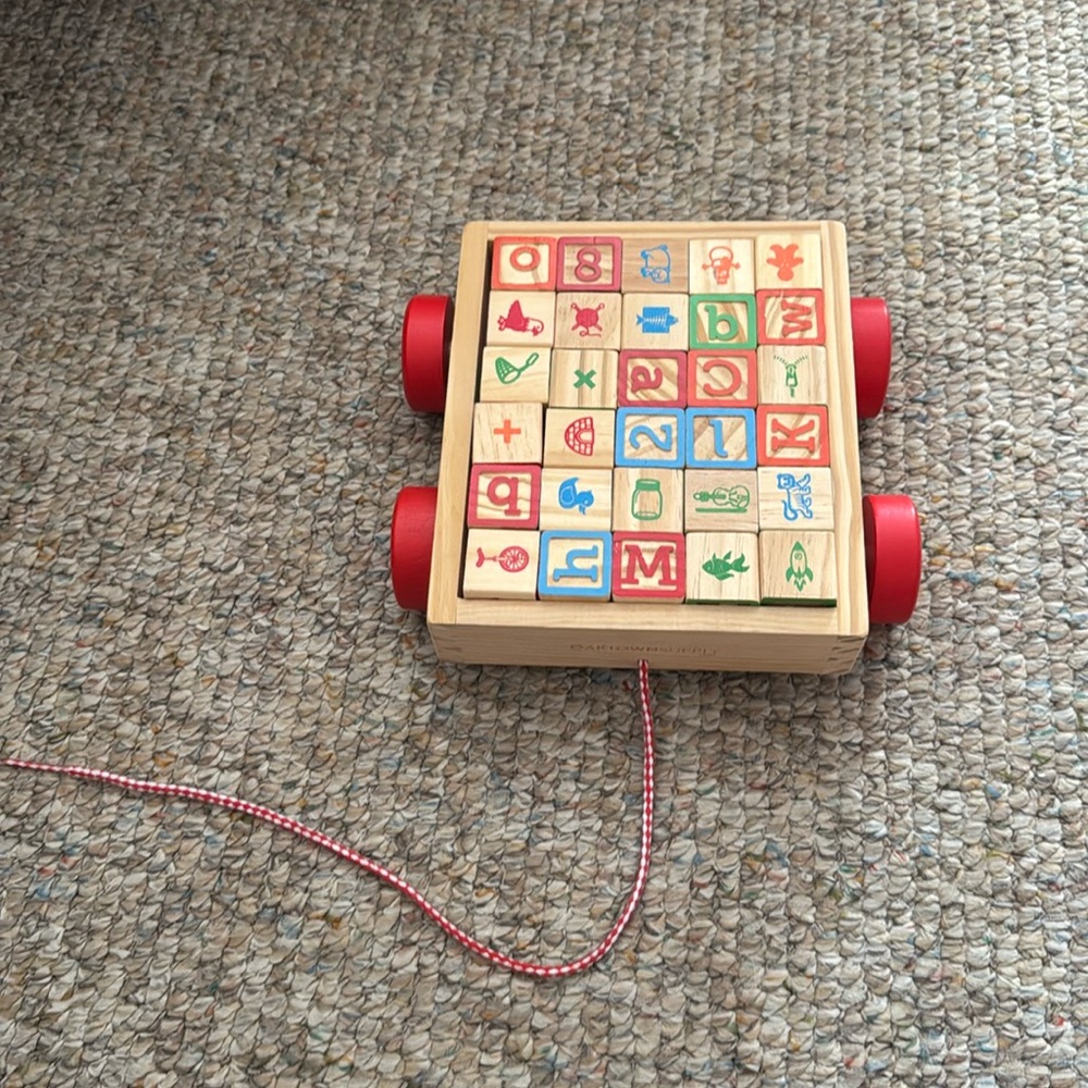 ABC wooden blocks